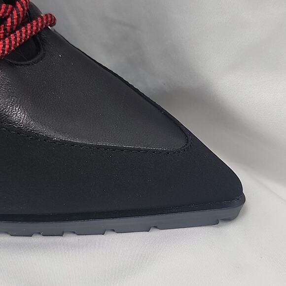 STEVE MADDEN KAREY ANKLE BOOTS BLACK SUEDE ZIP CLOSURE LACE-UPS 10 NWOB - Picture 14 of 16